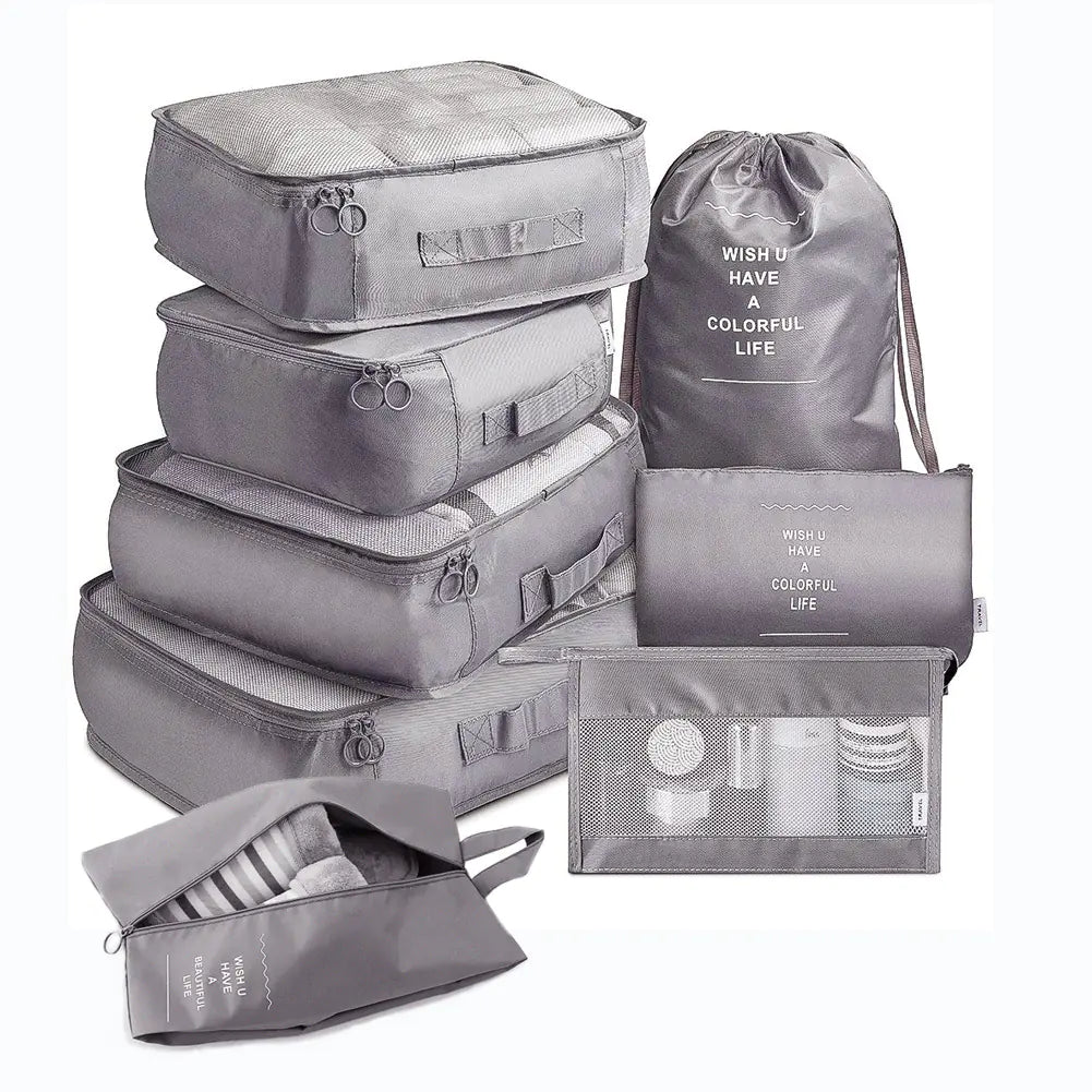 Lina Travel Set – Complete set (8x) packing cubes voor reizen
