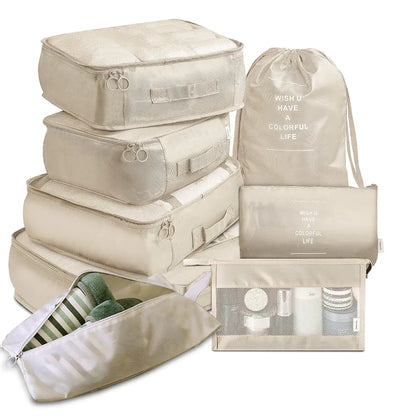 Lina Travel Set – Complete set (8x) packing cubes voor reizen