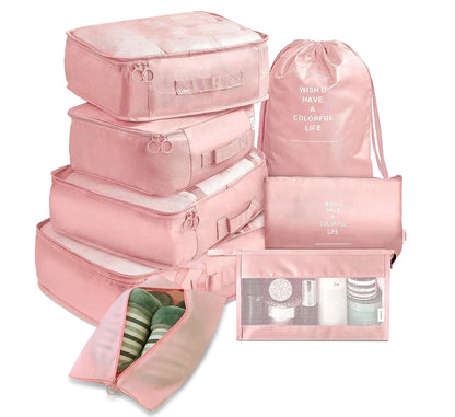 Lina Travel Set – Complete set (8x) packing cubes voor reizen