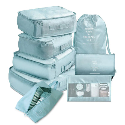 Lina Travel Set – Complete set (8x) packing cubes voor reizen