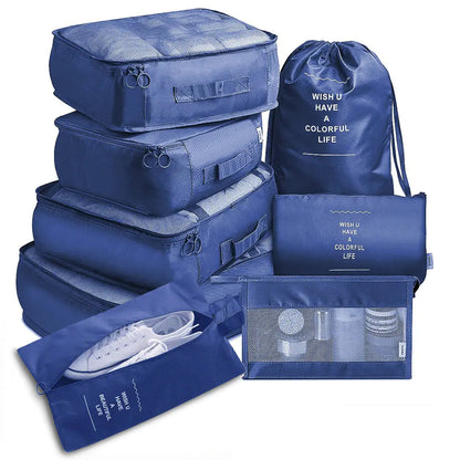 Lina Travel Set – Complete set (8x) packing cubes voor reizen